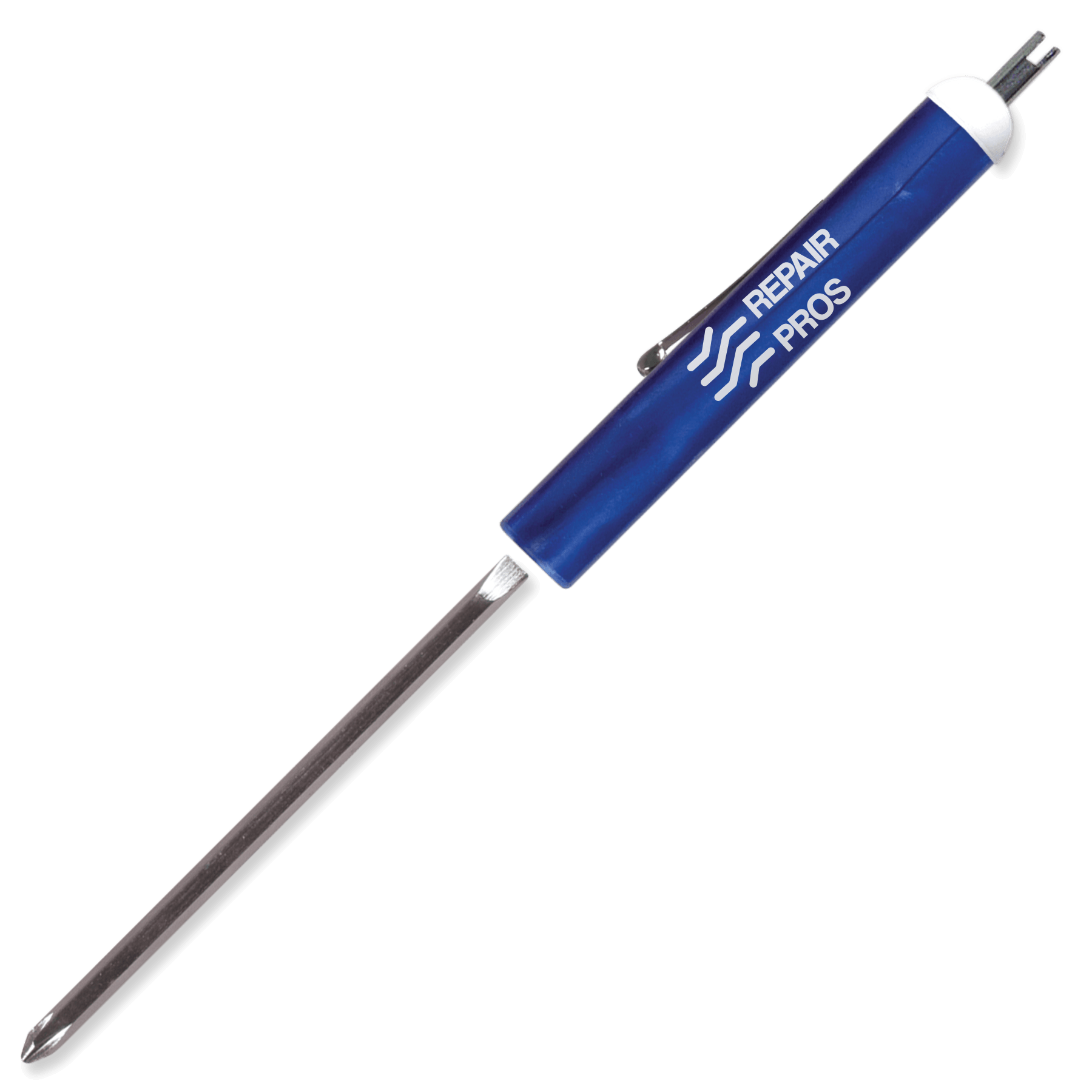 Metallic Blue Imprinted